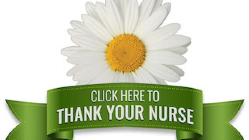 Thank your nurses banner