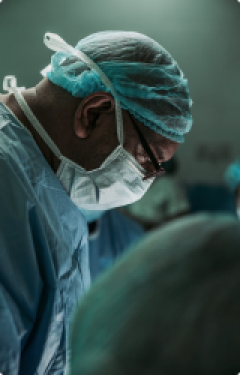 A hermitage surgeon operating
